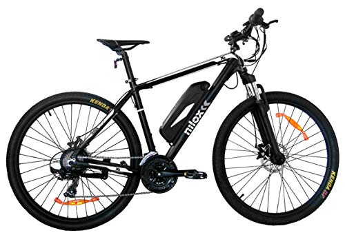 Nilox 30NXEB275VFM1V2 - Bicicleta eléctrica E Bike 36V 11.6AH 27.5X2.10P X6, Motor 36 V 250 W, batería Recargable Samsung de Litio 36 V, Carga Completa 5 h, chasis Aluminio, Velocidad máxima 25 km/h