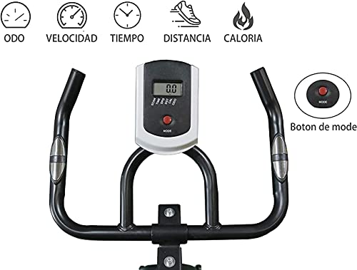 NIMO Bicicleta Estatica spinning Bicicleta Profesional para Uso domestico,con Monitor,Calidad Profesional (Bicicleta spinning)