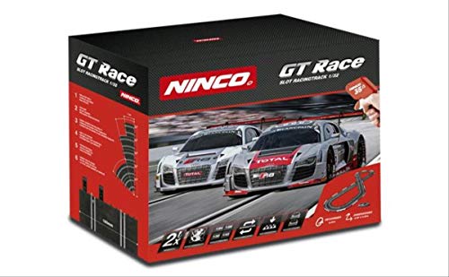 Ninco - GT Race. Circuito Pista de Slot. Incluye 2 Coches Audi R8 GT3. 20195