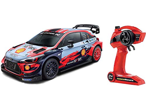 Ninco - NincoRacers Hyundai i20 WRC | Coche de Radio Control con Batería Li-Ion de 500 mAh y Cargador incluidos | Escala 1/10 | A Partir de 6 años (NH93163)