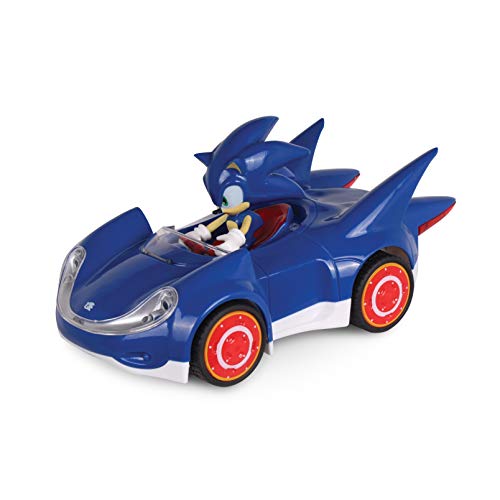 NKOK - Coche de juguete que se arrastra hacia atrás de Sonic The Hedgehog. Tamaño pequeño