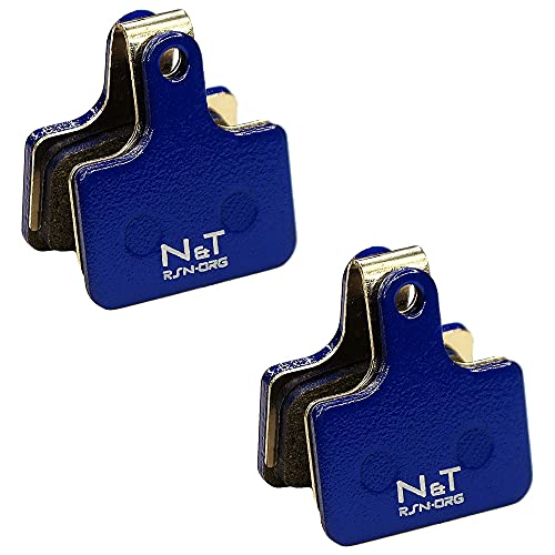 Noah And Theo 2 pastillas de freno de disco de resina NT-BP036/RS compatibles con Shimano 105 R7020 R7070 Dura Ace R9120 R9170 Ultegra R8020 BR R8070. K02S K02Ti K03Ti K04S K04Ti L02A L04C Compatible