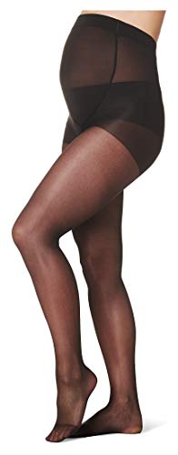 Noppies - Medias premamá transparentes para mujer, talla 36/38 (XS/S), color Negro 006