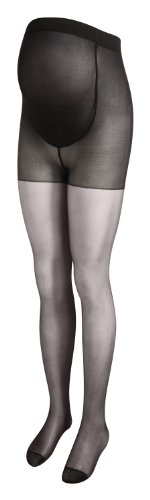 Noppies - Medias premamá transparentes para mujer, talla 36/38 (XS/S), color Negro 006