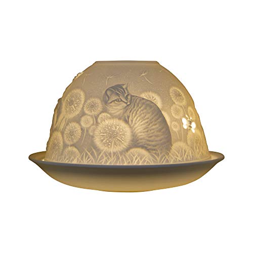 Nordic Lights Sombreado, plantilla para velas de té, plato, idea de regalo de encaje, accesorios para velas, porcelana, patrón blanco, talla única