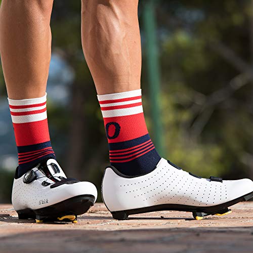 NORTEI Calcetines para Ciclismo, MTB y Running de Caña Alta para Hombre y Mujer – Move Red (L-XL)
