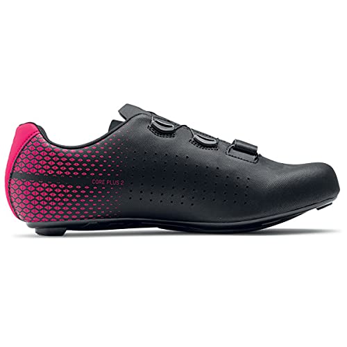 Northwave Core Plus 2 - Zapatillas de ciclismo (talla 38), color negro y rojo