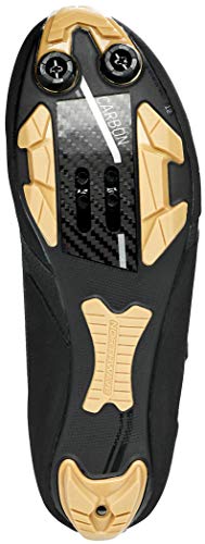 Northwave Ghost XCM 2 - Zapatillas para bicicleta de montaña, color negro y dorado 2021, talla 40,5