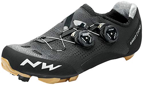 Northwave Ghost XCM 2 - Zapatillas para bicicleta de montaña, color negro y dorado 2021, talla 40,5