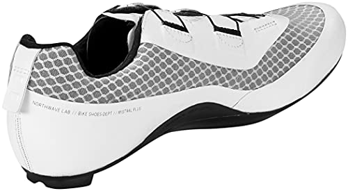 Northwave Mistral Plus 2021 - Zapatillas para bicicleta de carretera, color blanco, Hombre, 80211010, blanco, 38 EU