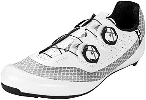 Northwave Mistral Plus 2021 - Zapatillas para bicicleta de carretera, color blanco, Hombre, 80211010, blanco, 38 EU