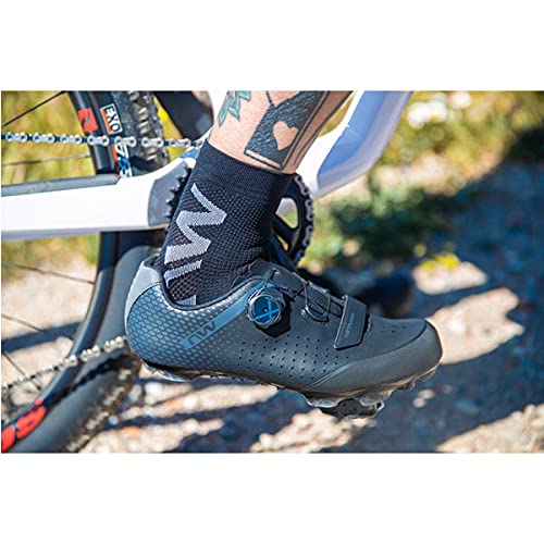 Northwave Origin Plus 2 2021 - Zapatillas para bicicleta de montaña, color negro y gris, Hombre, 80212005, negro y gris, 50 EU