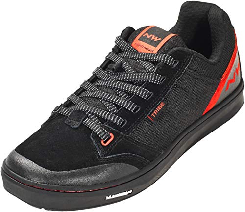 Northwave Tribe MTB Dirt 2021 - Zapatillas para bicicleta, color negro y rojo, color Negro, talla 40 EU