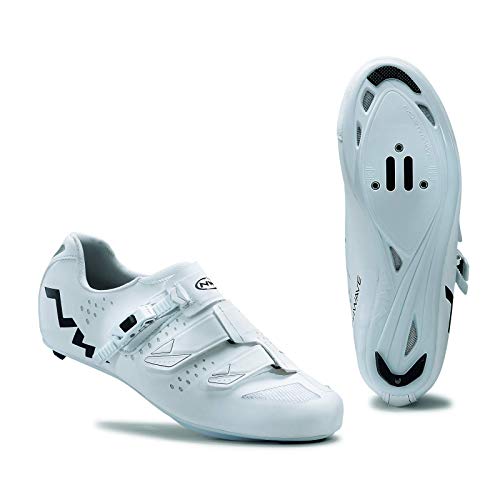 NORTHWAVE Zapatillas de Carretera NW Phantom SRS, Unisex Adulto, Wht, 40 EU