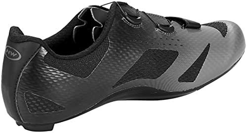 Northwave Zapatillas Road Storm Carbon Anthra/Silver Refl, Anthra Black, 45 EU