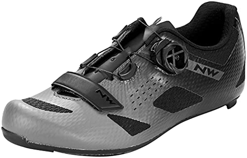 Northwave Zapatillas Road Storm Carbon Anthra/Silver Refl, Anthra Black, 45 EU