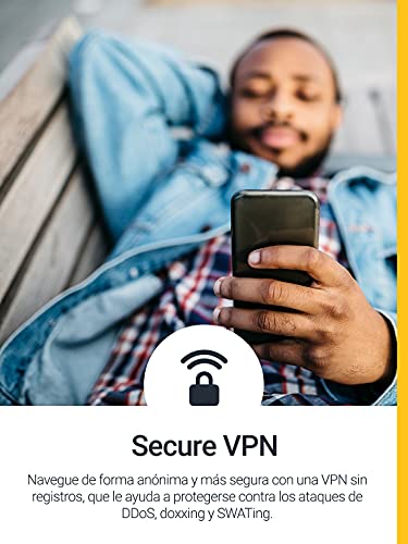 Norton 360 Deluxe 2022 - Antivirus software para 5 Dispositivos y 15 meses de suscripción con renovación automática, Secure VPN y Gestor de contraseñas, para PC, Mac tableta y smartphone