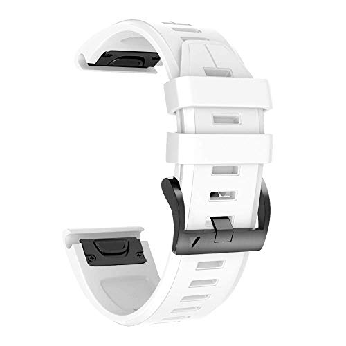 NotoCity Garmin Fenix 5 Correa, 22mm Easy-Fit Silicona Reemplazo Correa para Garmin Fenix 5/Fenix 5 Plus/Fenix 6/Fenix 6 Pro/Forerunner 935/945,no Adapta a Fenix 5X, 5s