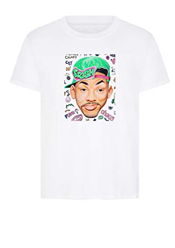 Nuevo Unisex Fresh Prince Dope Hipster Bel Air Will Smith Camiseta Trill Top Negro