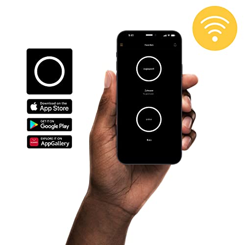 Nuki Door Sensor, Sensor Inteligente para Nuki Smart Lock, notificaciones (Puerta Abierta, Cerrada) a Distancia, Bluetooth, Accesorios para Cerradura electrónica, Nuki Smart Home.