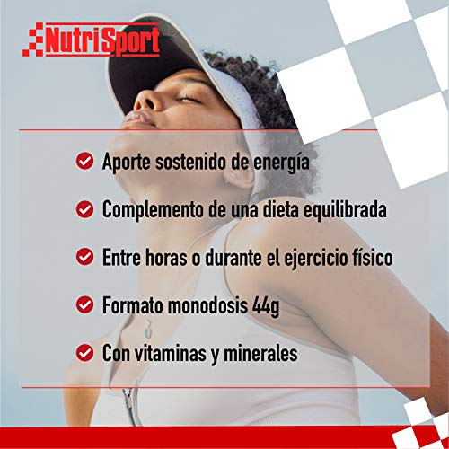 NUTRISPORT CLINICAL NUTRITION, S.A. – Barritas Energéticas para Deportistas, Sabor Yogur, Caja de 24 Barritas x 44 Gramas