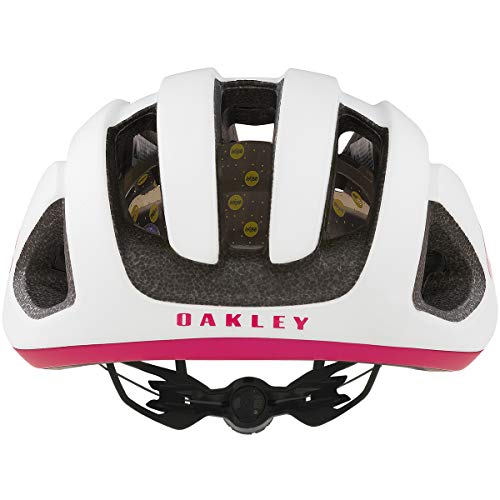 Oakley ARO3 MTB Casco Ciclismo - Blanco/Rubine Rojo/Pequeño