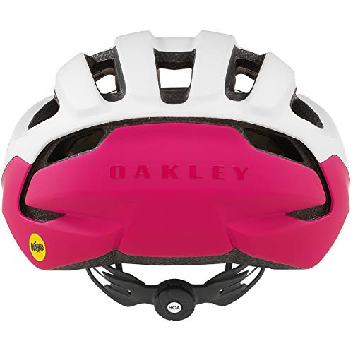 Oakley ARO3 MTB Casco Ciclismo - Blanco/Rubine Rojo/Pequeño