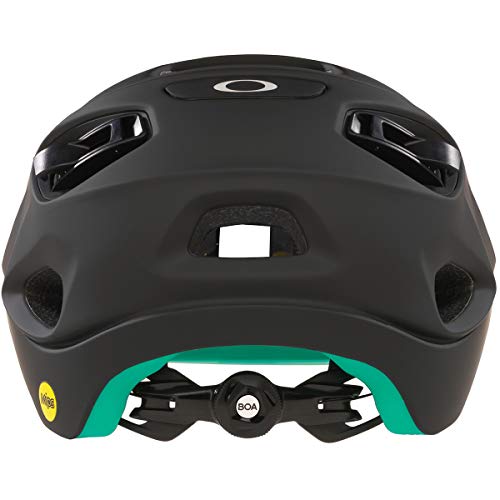 Oakley DRT5 MTB Casco Ciclismo - Negro/Celeste/Pequeño