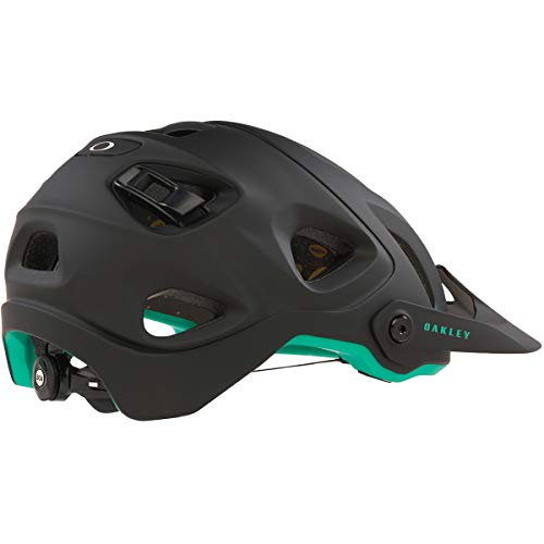 Oakley DRT5 MTB Casco Ciclismo - Negro/Celeste/Pequeño