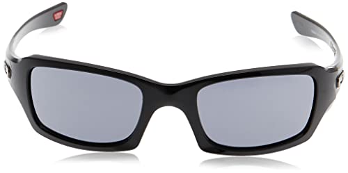 Oakley - Gafas de sol Rectangulares OO9238-04 para hombre, Polished Black/Grey (S3)