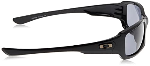 Oakley - Gafas de sol Rectangulares OO9238-04 para hombre, Polished Black/Grey (S3)