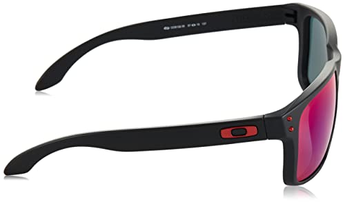 Oakley Holbrook - Gafas de sol, Unisex, Multicolor (Negro Mate/Positive Red), Talla única