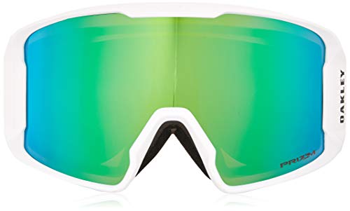 Oakley Lineminer Gafas Deportivas, Unisex, Matte White Green Lens, 000