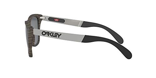 Oakley Men's Frogskins Mix A Sunglasses,OS,Woodgrain/Black