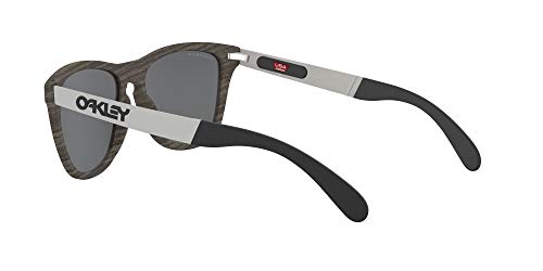 Oakley Men's Frogskins Mix A Sunglasses,OS,Woodgrain/Black