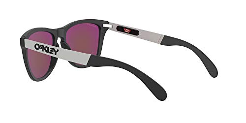 Oakley Men's Frogskins Mix Asian Fit Sunglasses,One Size,Matte Black/Prizm Violet