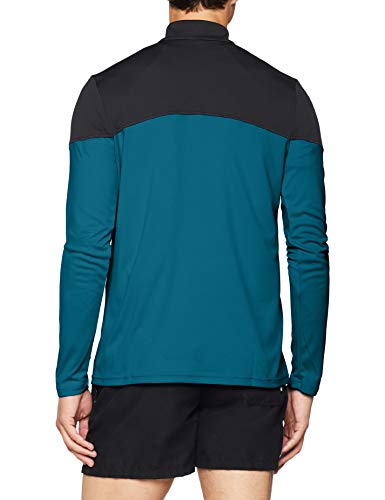 Odlo Midlayer 1/2 Zip Sudadera Core Light, Hombre, 312432, Blue Coral - Black, Large