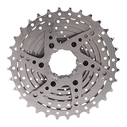 OhhGo 9/10/11/12 Velocidades 32/36/42/46 T Bicicleta de Carretera Rueda Libre Cassette Piñón Accesorios de Repuesto para Bicicleta (9 S 11-32 T)