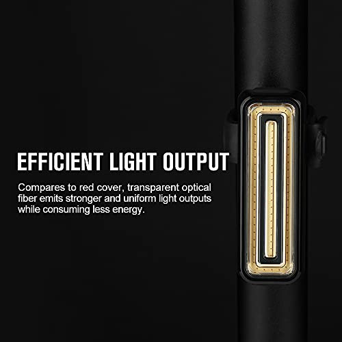 Olight RN 100 TL Linterna Trasera de Bicicleta con COB LED 100 Lúmenes 12 Horas Recargable USB Potente Luz para Bicicleta con Visibilidad de 260°Sensor Inteligente Resistente al Agua IPX6 37g 8 Modos