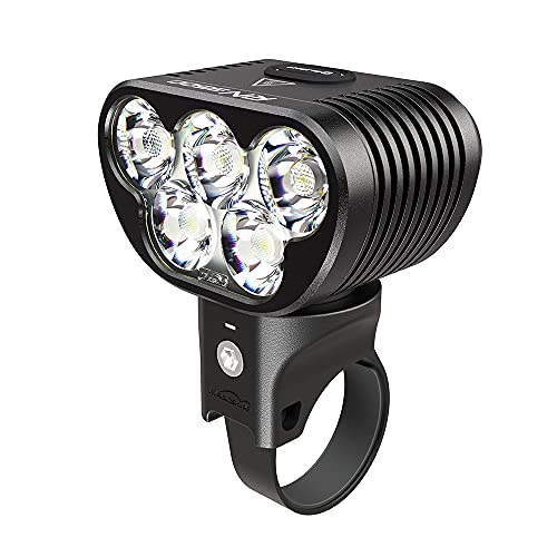 OLIGHT RN 3500 Linterna Delantera de Bicicleta 3500 Lúmenes Faro LED de Bici USB Recargable con Función de Banco de Energía Luz Delantera Impermeable IPX5 para Bicicleta de MTB y Cruce de Senderos