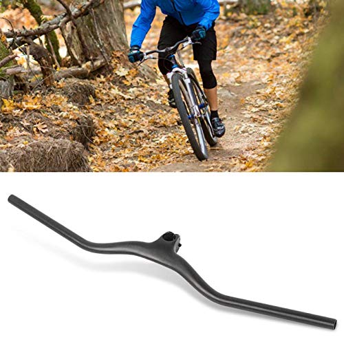 Omabeta Barra Elevadora de Bicicleta, Manillar de Trago de Fibra de Carbono Compatibilidad Fuerte Accesorios de Bicicleta de Fibra de Carbono Livianos Forma Elegante para Bicicleta de Montaña