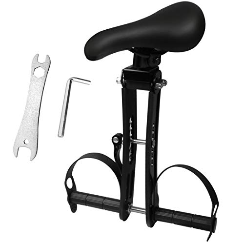 OMYAOIT Asiento de Bicicleta para Niños Compatible con Todas Las MTB para Adultos, Asiento de Bicicleta Montado en la Parte Delantera para Niños de 2 a 5 Años, Aguanta hasta 48 lbs