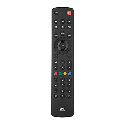 One For All URC1210 - Control remoto universal para todo tipo de TVs, Negro