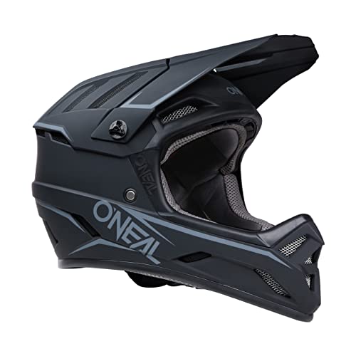 O'Neal | Casco de bicicleta de montaña | MTB Downhill | Según norma de seguridad EN1078, | Casco Backflip Solid | Adulto | Negro | Talla XS