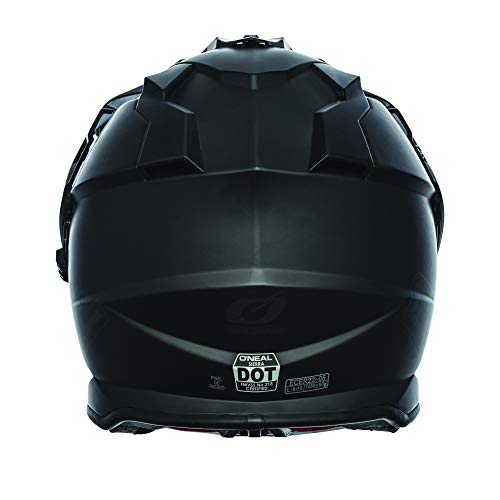 O'NEAL | Casco de Moto | Moto Enduro | Aberturas de ventilación para el máximo Flujo de Aire y refrigeración, Carcasa de ABS, Visera Solar integrada | Casco Sierra II | Adultos | Negro | Talla L