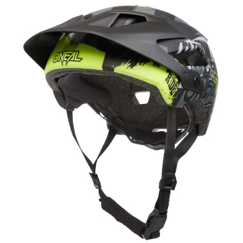 O'NEAL | Casco Enduro All-Mountain Bike | Ventilación, Almohadillas Lavables, Norma de Seguridad EN1078 | Casco Defender Ride V.22 | Adulto | Multi | Talla L-XL