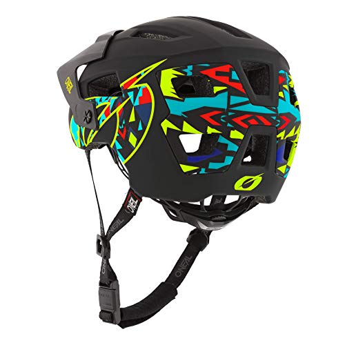 O'NEAL | Casco para Bicicleta de montaña | All-Mountain | Aperturas de ventilación para refrigeración, Norma de Seguridad EN1078 | Casco Defender Muerta | Adultos | Negro | Talla XS/M