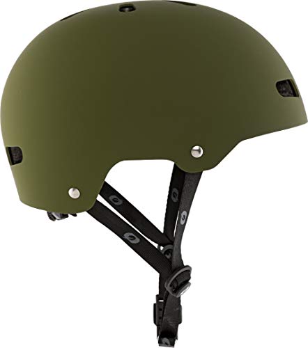 O'NEAL | Casco para Bicicleta de montaña | Enduro All-Mountain | Ventilación y ventilación, Sistema de Ajuste de Talla, tecnología Zone Flex | Casco Dirt Lid ZF Plant | Adultos | Verde | Talla M L