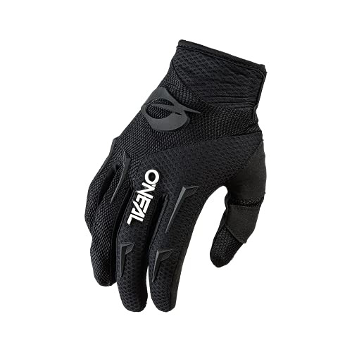 O'NEAL | Guante Motocross MX MTB DH FR Downhill Freeride | Materiales duraderos y Flexibles, Palma ventilada | Guante de Elementos | Niños | Blanco Negro | Talla M