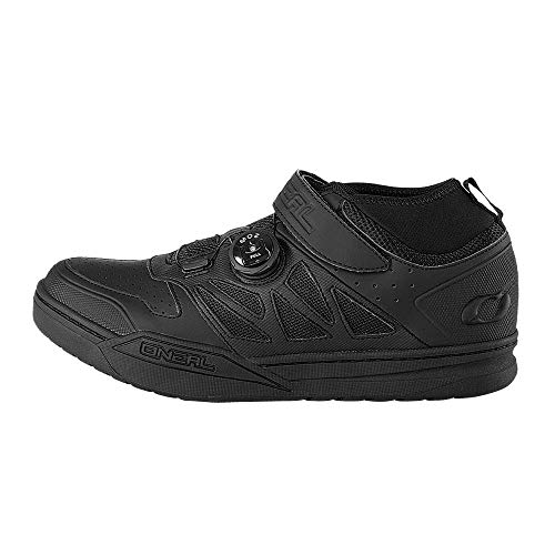 O'NEAL | Zapatilla de Bicicleta | MTB Downhill Freeride | Suela Compatible con la Placa del Pedal SPD, Sistema de Encaje rápido | Zapatilla SPD de sesión Unisex | Adultos | Negro | Talla 36